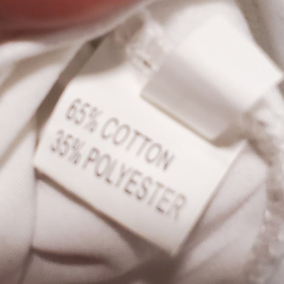 ☆ 3/35$ | White Sleeveless Crew Neck Lace Top In Size Large - Picture 6 of 7